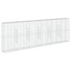 Gabion with Lid 600 X 50 X 200 Cm Galvanized Iron