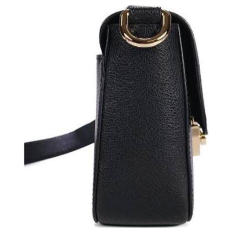 New Furla Metropolis Collection Cow Leather Small Square Bag Shoulder Bag, Crossbody Bag Women's Black WB00772-AX0732-O6000