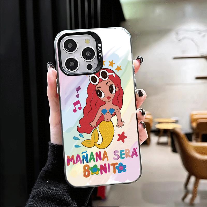 Karolg M-Manana Sera B-Bonito Soft Phone Case for iPhone 15 16 17 Pro Max 17Air 16E 14 Plus 13 12 Mini Shockproof Cover Back She