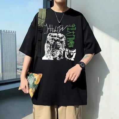 Limitovaná edice Yabujin Tričko Léto Krátký rukáv Unisex Dámské Tričko Velké Pánské Vintage Trička Unisex Bavlněné tričko s límečkem