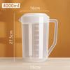 ZISIZ Large Capacity Plastic Cold Water Pitcher
