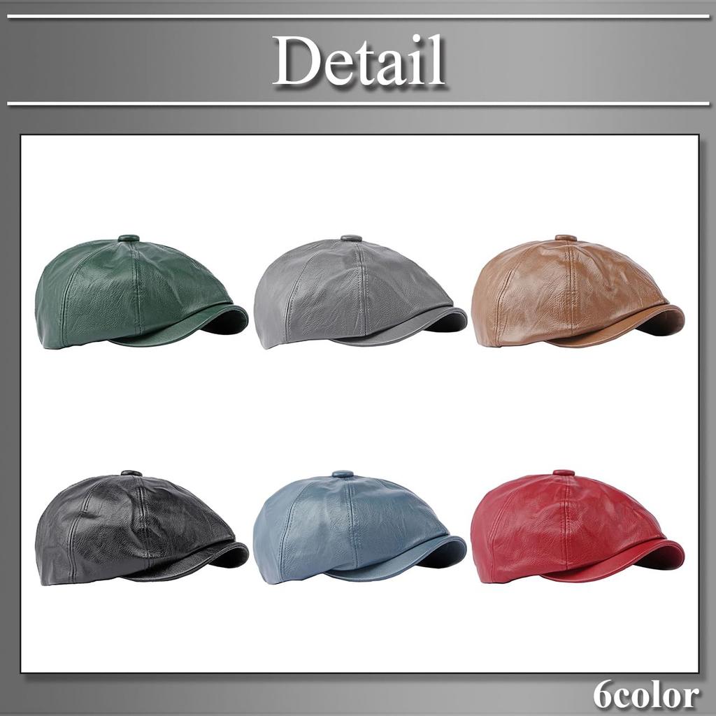 Buzz Selection CAP557 Schlichte Leder-Schiebermütze für Herren und Alle Outdoor-Bekleidung (Kaffee), Frauen, Jahreszeiten,