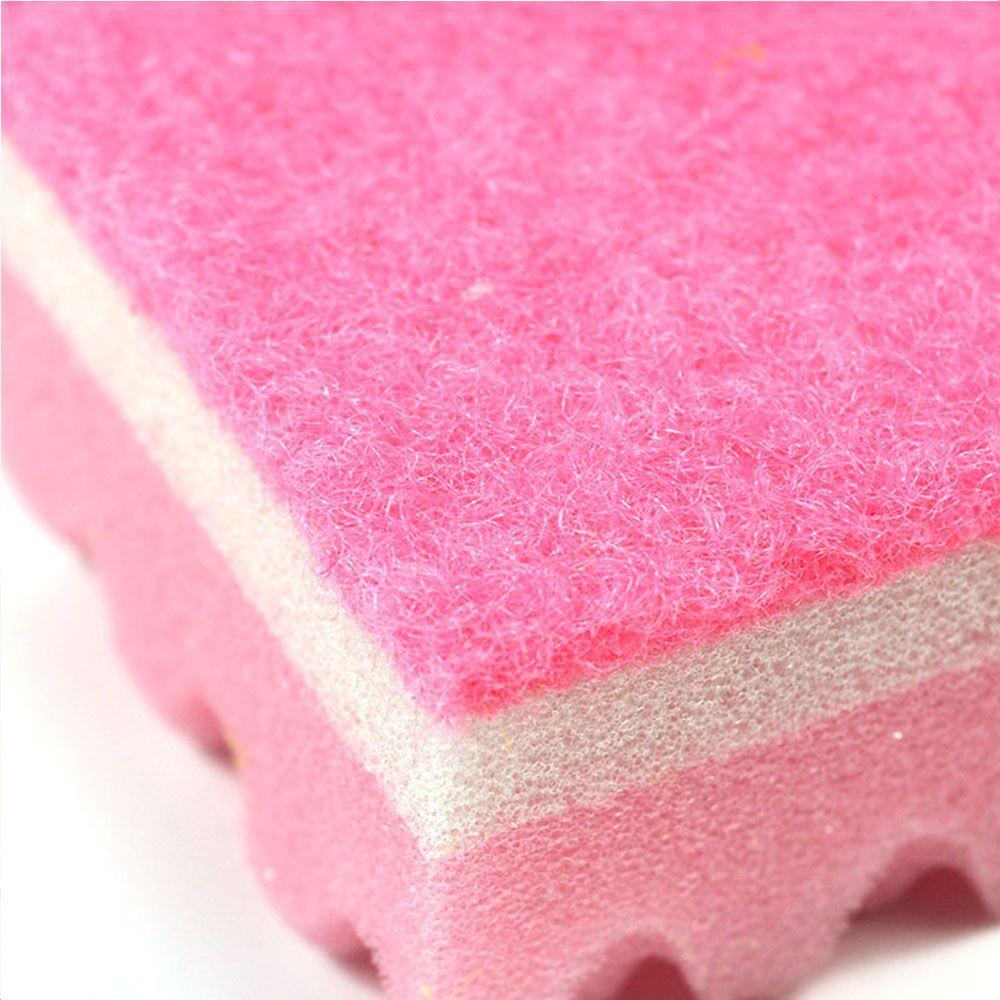 Color Random Lovely 5 Piece/Pack Home Essential Kitchen Cleaning Tool Wave Sponge Washing Sponge