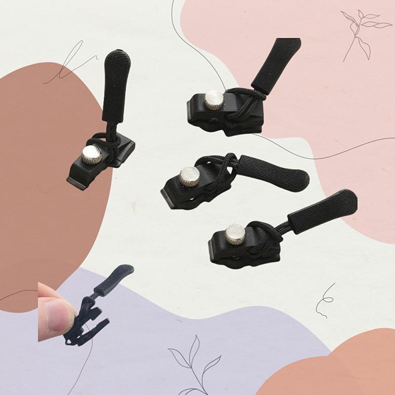 Kit di riparazione cerniera 2/6 pezzi, riparazione cerniera istantanea universale, sostituzione cerniera, denti scorrevoli, testa cerniera per 3 diverse dimensioni