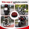 8 Pcs Red Reflectors, 0.79 Inch Round Stick-On Safety Reflectors for Motorcycle Bicycle Trailers Gate Posts (Red)