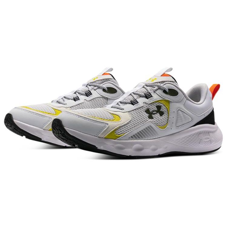 Under Armour Comfortable Minimalist Mid-Top Running Shoes Men Sneakers White Yellow 3028446-100