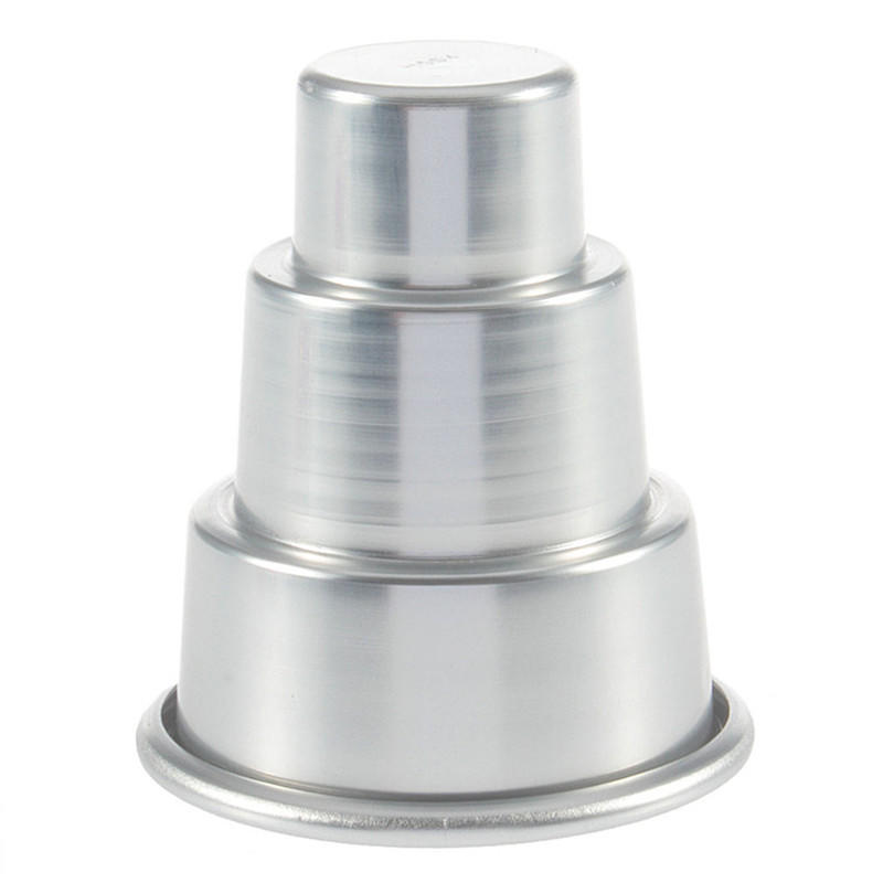 Diy Mini 3-Tier Cupcake Pudding Chocolate Cake Mold Baking Pan Mould Party