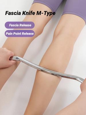 Durable And Safe Gua Sha Scraping Massage Tool For Large Muscles Soft Tissue Mobilization 304 Stainless Steel Fascia Knife M Guasha Therapy