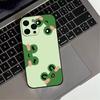 Cartoon F-Frog12 S-Strawberry Phone Case  For iPhone17,16,15,14,13,12,11 Plus,Pro Max Soft Black Cover
