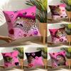 Naturally Beautiful Wild Leopard 1 Pillow Case Linen Pillow Case Sofa Home Decor Cushion Cover Cushion Cove