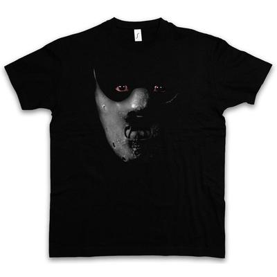 HANNIBAL MASKE T-SHIRT Gesicht Rot Das Schweigen der Lecter Drache der Lämmer S 5XL