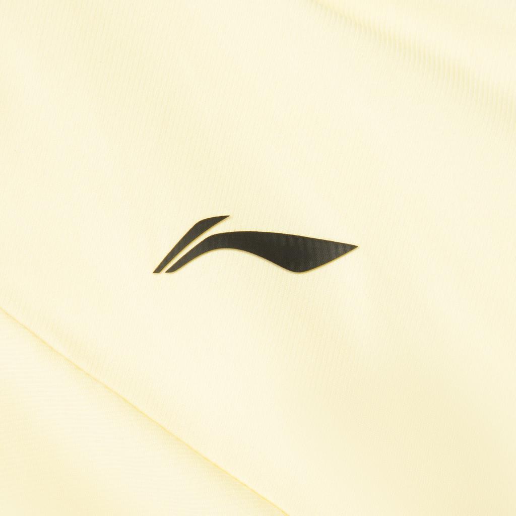 Li-Ning Fitness Series Simple Solid Color Zipper Hooded Windbreaker Women Outerwear Light-Goose-Yellow AFDV286-4