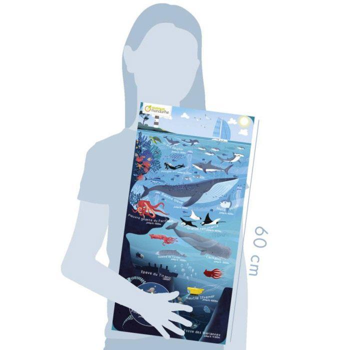 Puzzle "Monde Marin" - 100 Pièces - Jeux Éducatifs