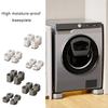 4Pcs Anti Vibration Pads for Washing Machine Washer Dryer Moving Walking Vibration Transfer Stabilizer Support Feet Mat