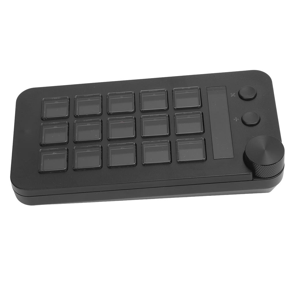 Strm Controller with Knob 15 NaMacro Keys Customizable Visual Keyboard Trigger Actions in Apps Software for PC