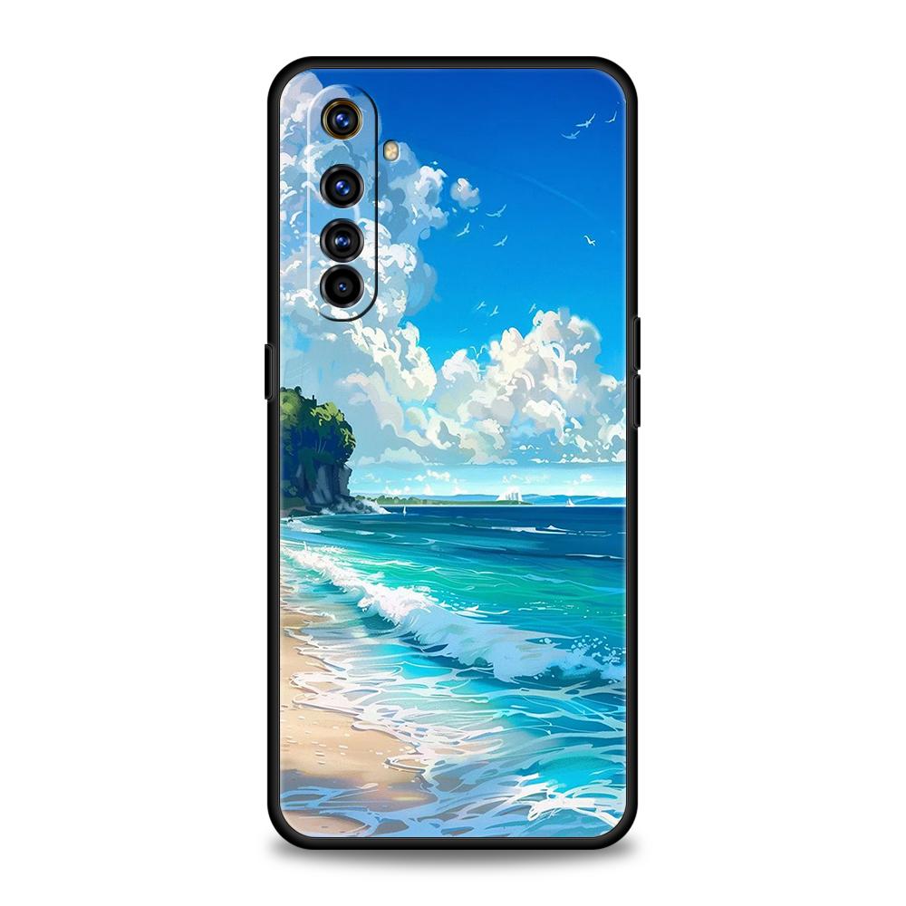 Summer Sky For Realme GT Neo 2 3 3T 5 Phone Case For Realme 12 11 5G 10 9 8 5G 7 6 GT5 GT3 GT2 Pro Plus C21 C11 C25 C35 Cover