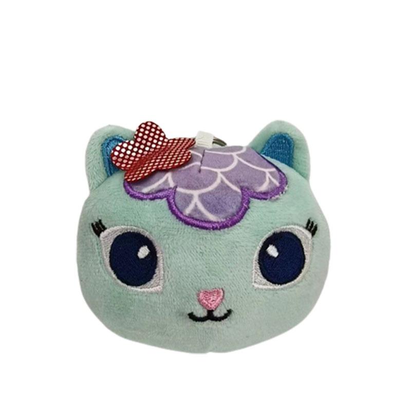 Dollhouse Gabbys 10cm Plush Pendant Key Chain Pp Cotton Decoration Backpack