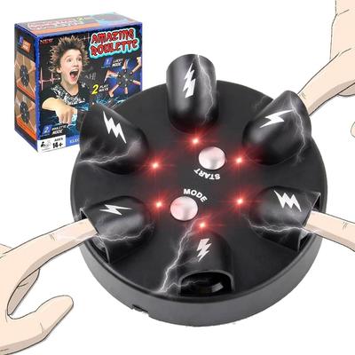 Finger Shock Roulette Party Spiel, Elektrisches Glücksspiel, Interessantes Party Spielzeug, Geburtstags Mitgebsel Geschenk für 2-6 Spieler