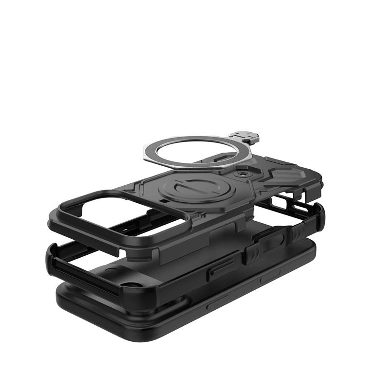 Magnetic Wireless Charge Cover For iPhone 17 Pro Max Phone Holder Armor Back Case For iPhone 17 Pro Cover For iPhone 17 Pro Case