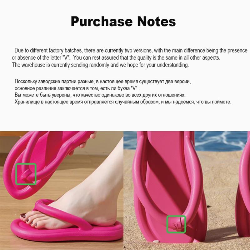Fashion Lightweight Flat Heel Beach Slides Soft Sole Platform Flip Flops Non Slip Slippers for Women EVA Thick Sole Clip Toe Home Shoes