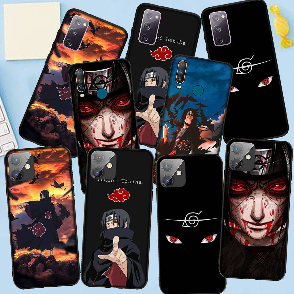 Phone Case for iPhone 17 15 16 Plus Xiaomi Poco X7 X6 F8 F7 C85 C75 C71 Redmi Note 14 12 11 13 Pro Max A4 14C 13C 15C CoqueNarutos Itachi Uchiha Cover