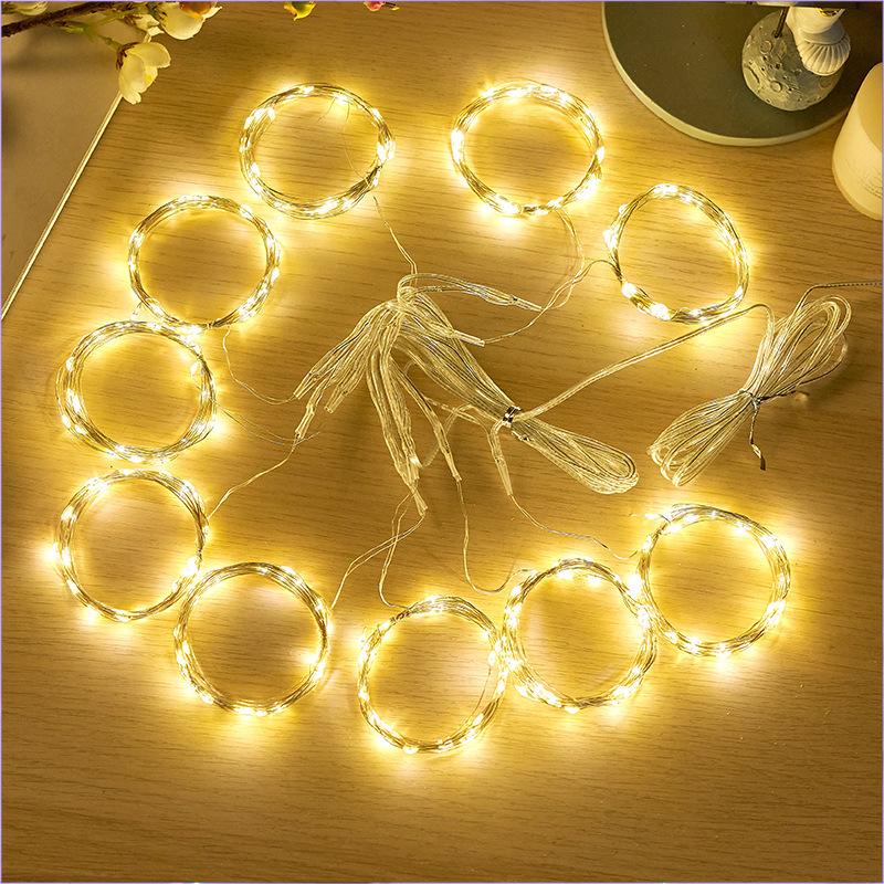 3/2/1m Curtain LED String Lights Garland USB Festoon Remote Control Fairy Garland Lights Christmas Decoration for Bedroom Home