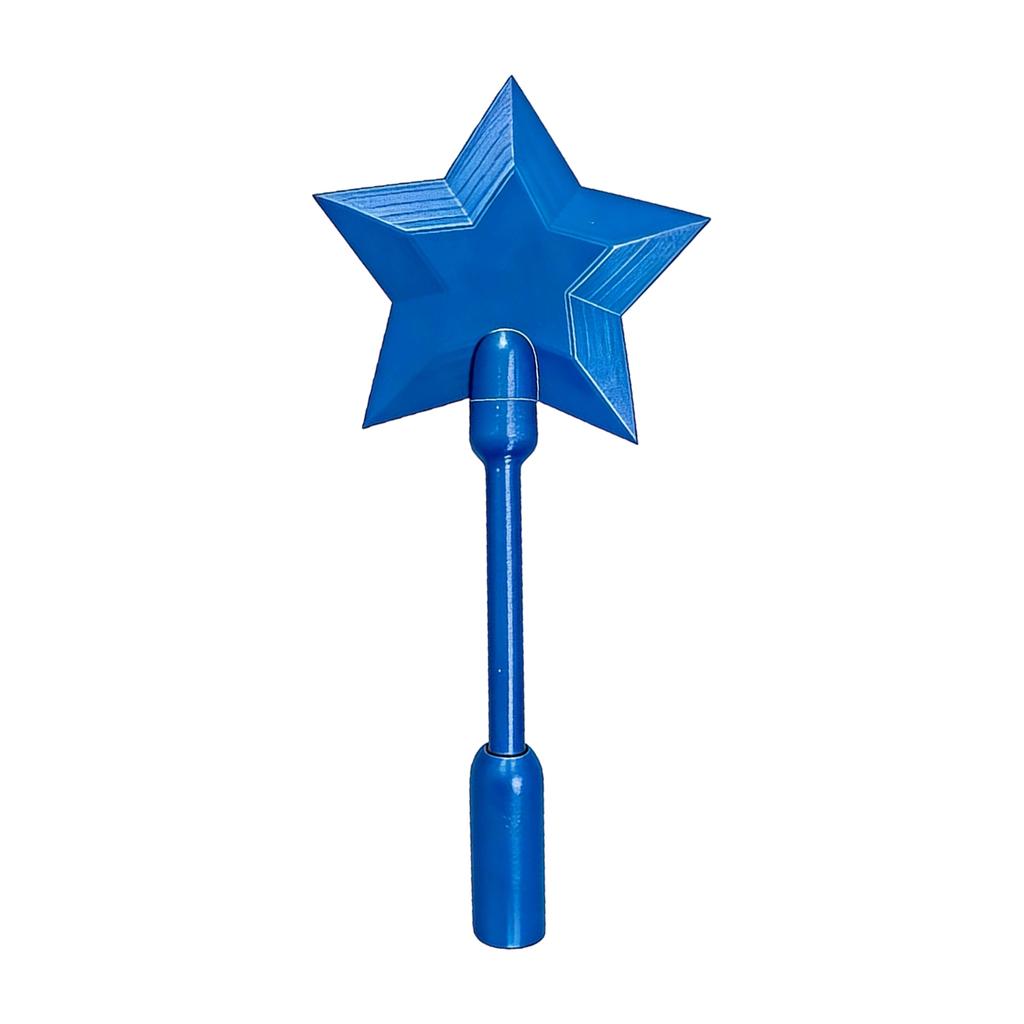 Star Shaped Plastic Wand for Costume Accessory Wizard Cosplay Prop Magic Stick for Themed Parties and Events