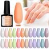 12 Color Gel Nail Polish Semi Permanent UV LED Gel Varnish Soak Off Nail Lacquers Base Top Coat