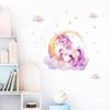 Luminous Pink Unicorn Cloud Star Room Decal Stickers