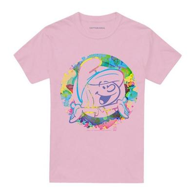 The Smurfs Unisex Adult Smurfette Watercolour T-Shirt