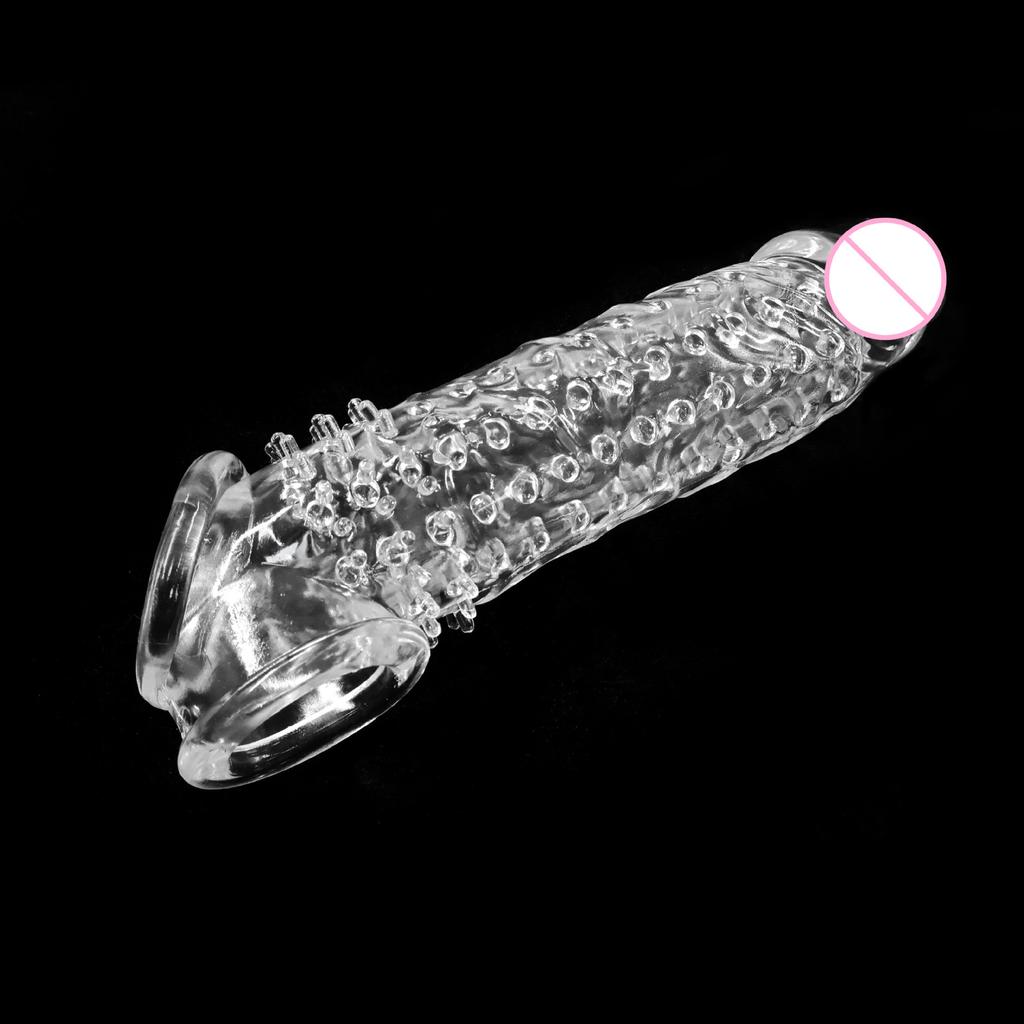 Penis Ring Men's JJ Bold Lengthened Exotic Condom Sex Cold Special Particle Condom Sexy Sex Product
