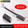 High Copper Carbon Brush 8x10x37/32 J204 for Motor, Diesel Generator, Crimping Machine
