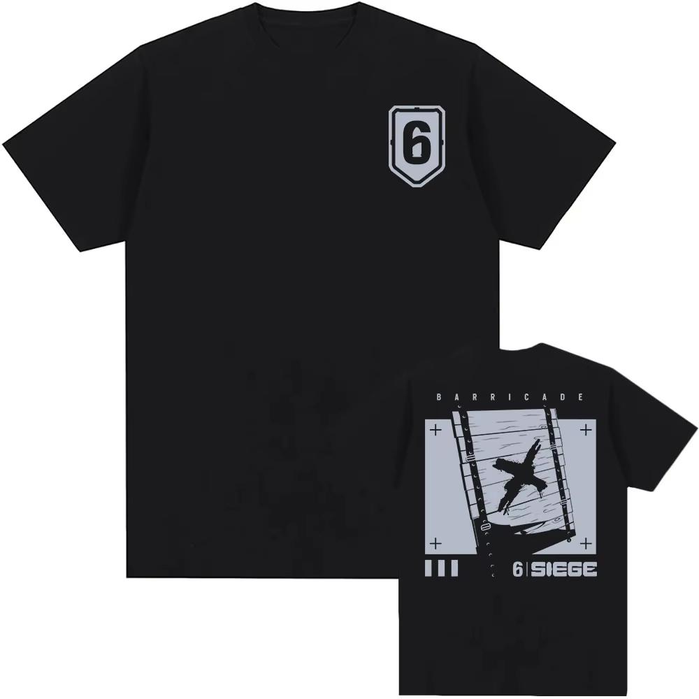 

Hot Game Rainbow6 Six Siege Tees Summer Oneck Unisex Tshirt Unisex Streetwear Short Sleeve Top Fashion Tshirts Unisex Merch L