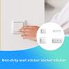 Switch Sticker Transparent White Creativity Protective Case Three-dimensional ple Socket Decoration Wall Frame