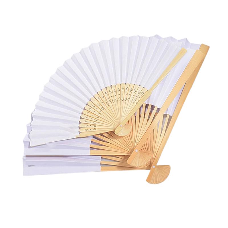 Cute Mini Blank Fan Child Kids Diy Art Fan Wedding Birthday Party Favors Girlfriend Boyfriend Idea Gift Children Diy Drawing Fan