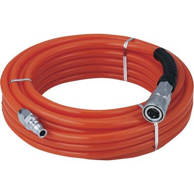 TRUSCO Urethane Braided 7 X 10 Mm X 30 with Hose, Orange, M, Coupling, TUH-30
