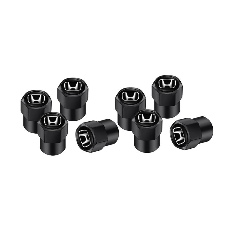 Car Tire Wheel Valve Caps Cover Suede Auto Key Ring Keychain For Honda Civic Fit Jazz Accord Pilot CRV Odyssey Passport City Shu AQVBN1