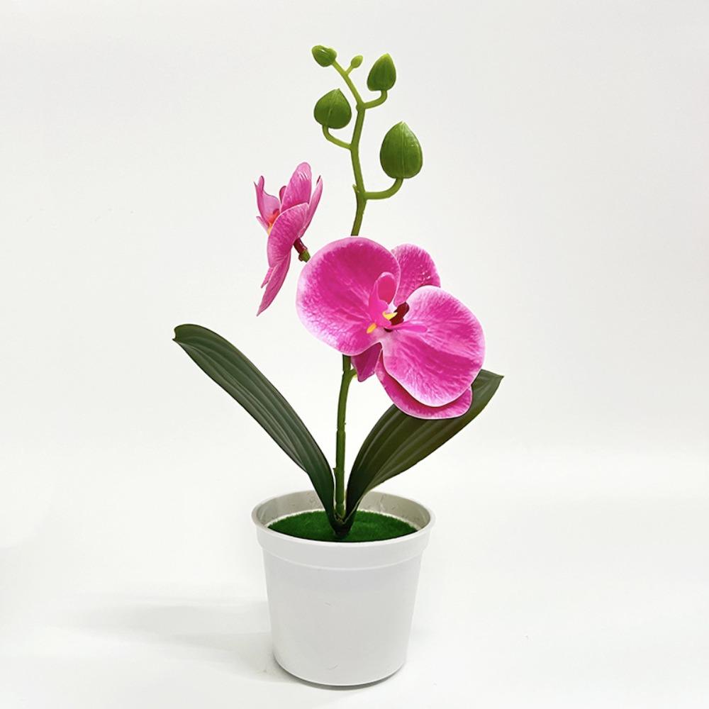 

Butterfly Orchid Simulated Butterfly Orchid Potted Artificial Plant for Home Wedding Decor A