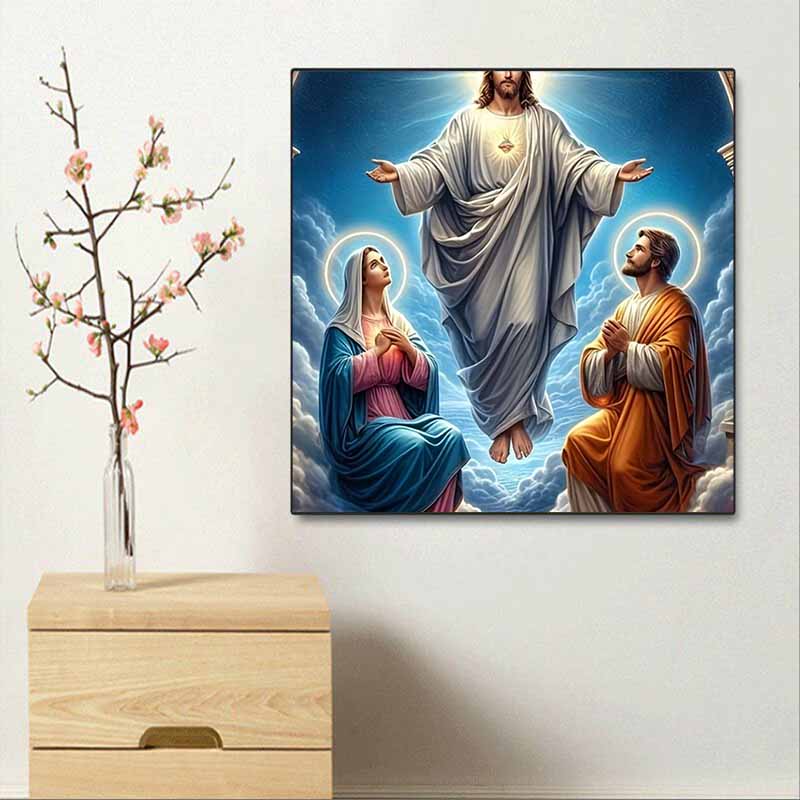 New Arrival 5D DIY Full Circle Diamond Painting "Religious" Embroidery Cross Stitch Home Decor Gift