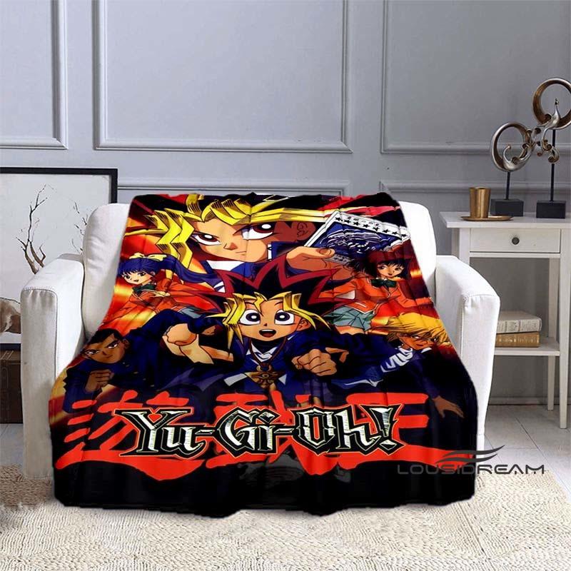 YuGiOh Anime  Cartoon Blanket  Ideal for Home Bedroom Sofa Office Hiking and Napping A Perfect Holiday Gift