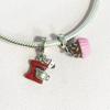 New Copper Charm Fit Original Bracelet Accessories Women Jewelry Television Telephone Watch Coffee Machine Trinket
