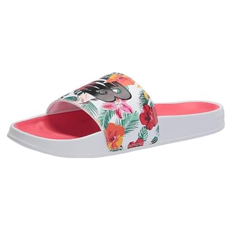 New New Balance 200 Series White Black Slippers 'White Black' Women's
