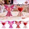 Valentine'S Day Desktop Love Decoration Ornament Candlelight Dinner Couple Party Gift Banquet Cake Set Souvenir Valentine's