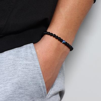 Turkish Evil Eyes Bracelet Natural Stone Beads For Women Men Yoga Jewelry