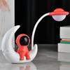 LED Moon&Astronaut Nightlight Small Desk Lamp For Bedroom Decoration, Christmas Gift Neon Sign Night Light J0L6