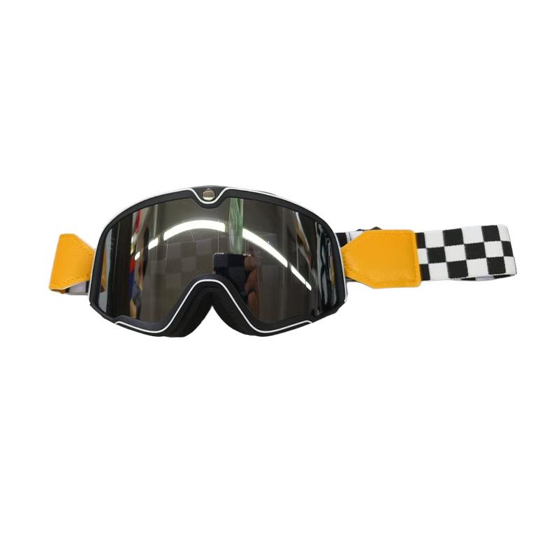 Beliebte wind- und sanddichte Motorrad-Fahrbrille – Offroad- und Harley-Helm-kompatibel
