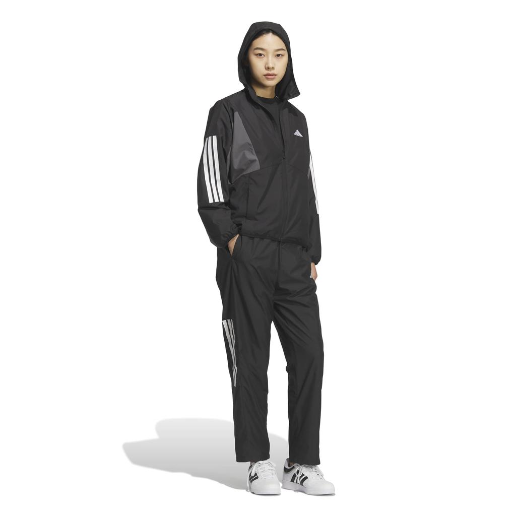 Adidas NCX84 Team Woven Jersey Black Women's 3-Stripes Top, (KA0932)