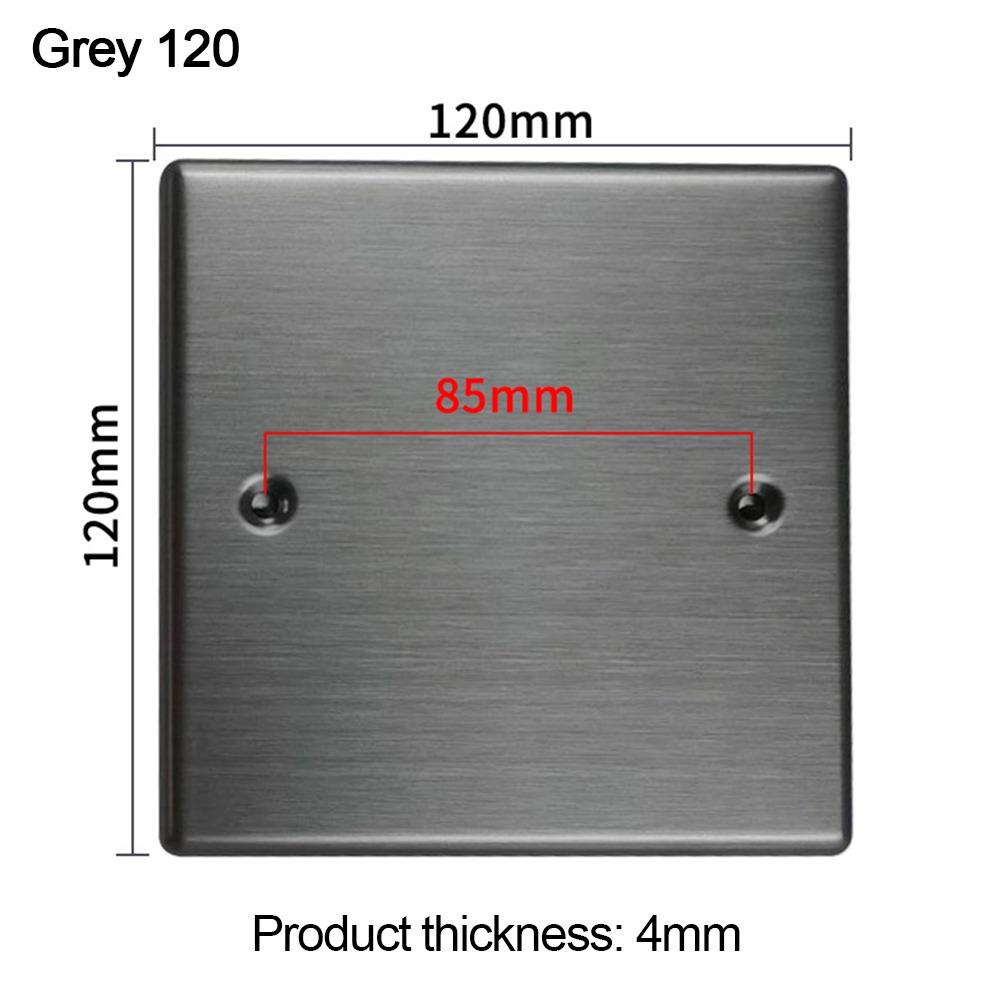 Stainless Steel Bottom Box Panel 86 /120 Type Blank Panel New Embedded Panel
