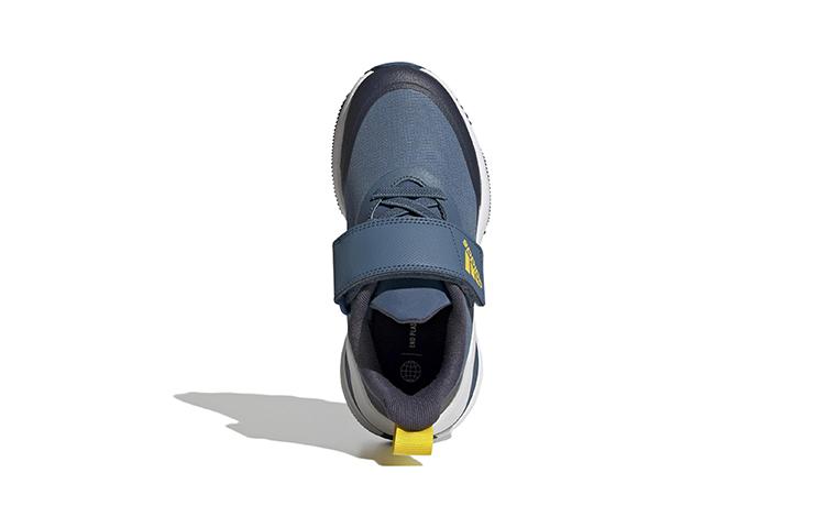 Adidas Fortarun Slip Resistant Abrasion Resistant Low top Kids' Running Shoes Blue Black Children Aged 3 7 Years Old GZ1814