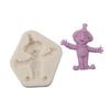 Funny Clown Shaped Silicone Mold Fondant Mould Baking DIY Supplies Nonstick